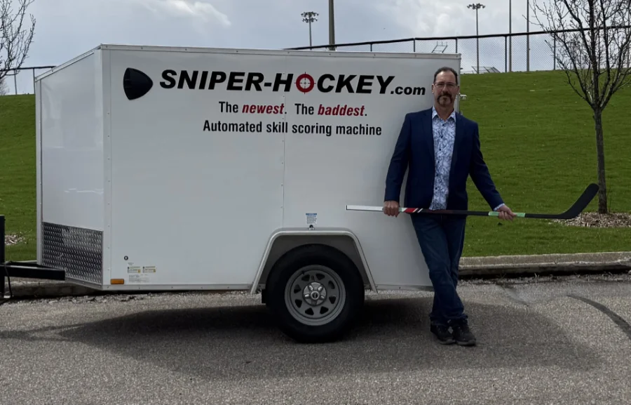 Sniper Hockey mobile trailer